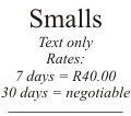 smalls